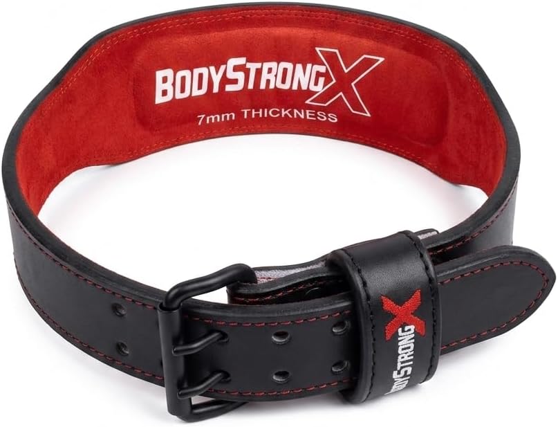 7mm Leather Weightlifting Belt – Genuine Leather Gym Belt