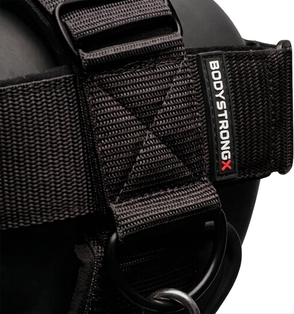 Neck Harness for Weight Training – BodyStrongX Heavy Duty