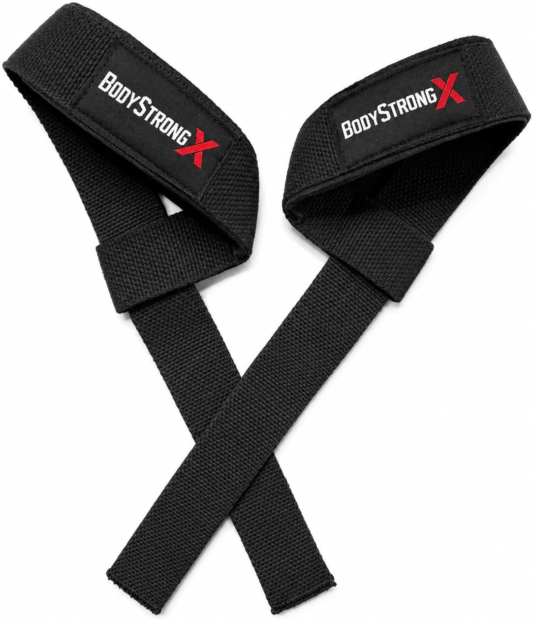 Weight Lifting Wrist Straps – Cotton Straps with Neoprene Padding
