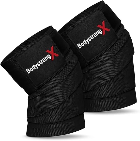 Knee Wraps for Weightlifting & Powerlifting | BodyStrongX