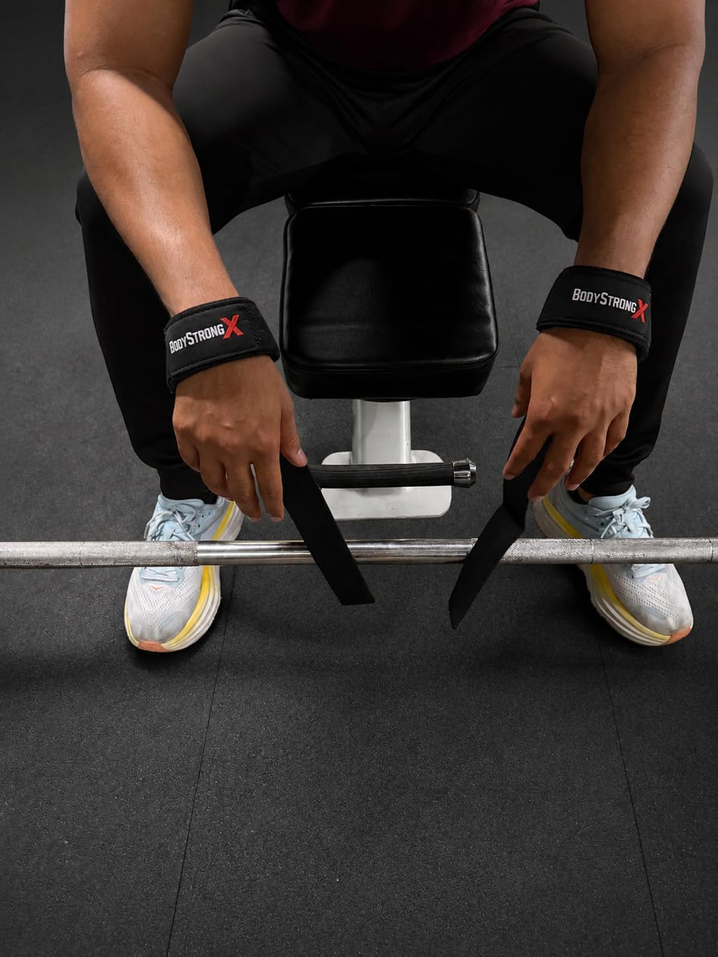 Weight Lifting Wrist Straps – Cotton Straps with Neoprene Padding