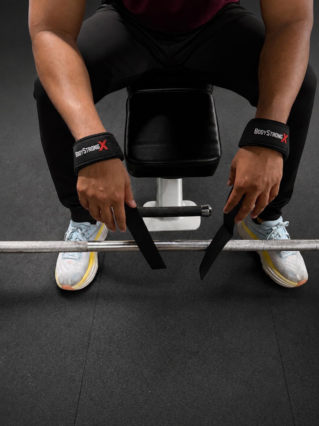 Weight Lifting Wrist Straps – Cotton Straps with Neoprene Padding