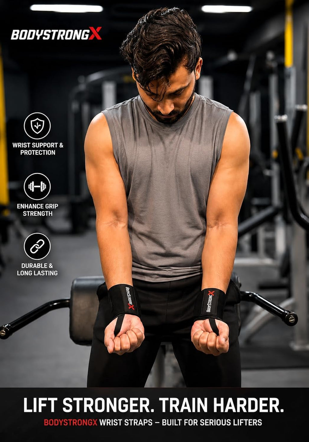 Wrist Wraps for Powerlifting and Weightlifting Support