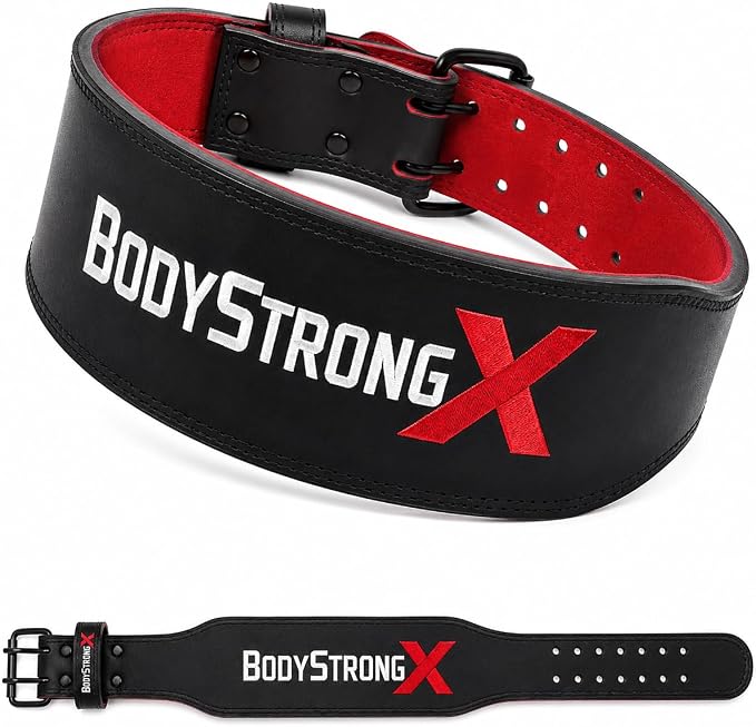 7mm Leather Weightlifting Belt – Genuine Leather Gym Belt