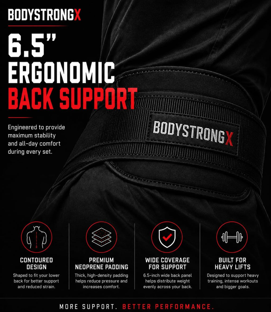 Dip Belt for Weightlifting with Steel Chain - Heavy Duty Black