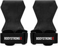 Weight Lifting Grips Black Medium with Padded Wrist Support