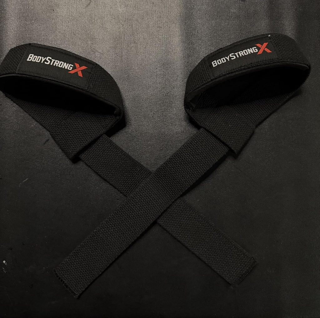 Weight Lifting Wrist Straps – Cotton Straps with Neoprene Padding
